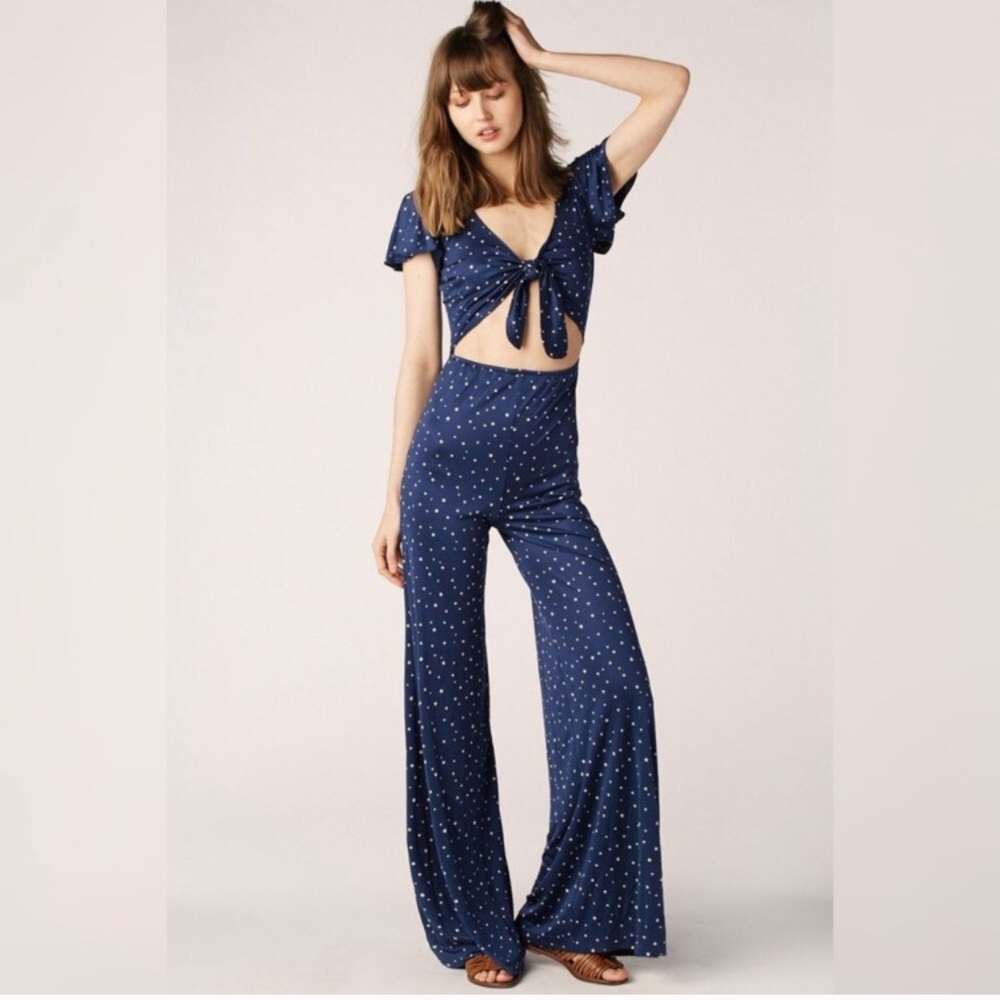 ISO stoned immaculate Bianca jumpsuit
